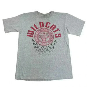 Vintage University of Arizona wildcats striped tshirt size large made in USA